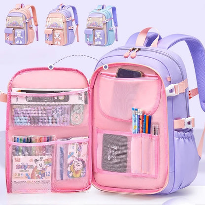 Girls Kawaii Lightweight Waterproof School Backpack