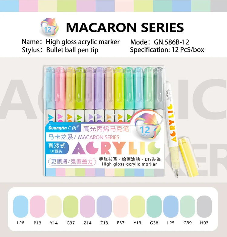 High Gloss Acrylic Paint Markers