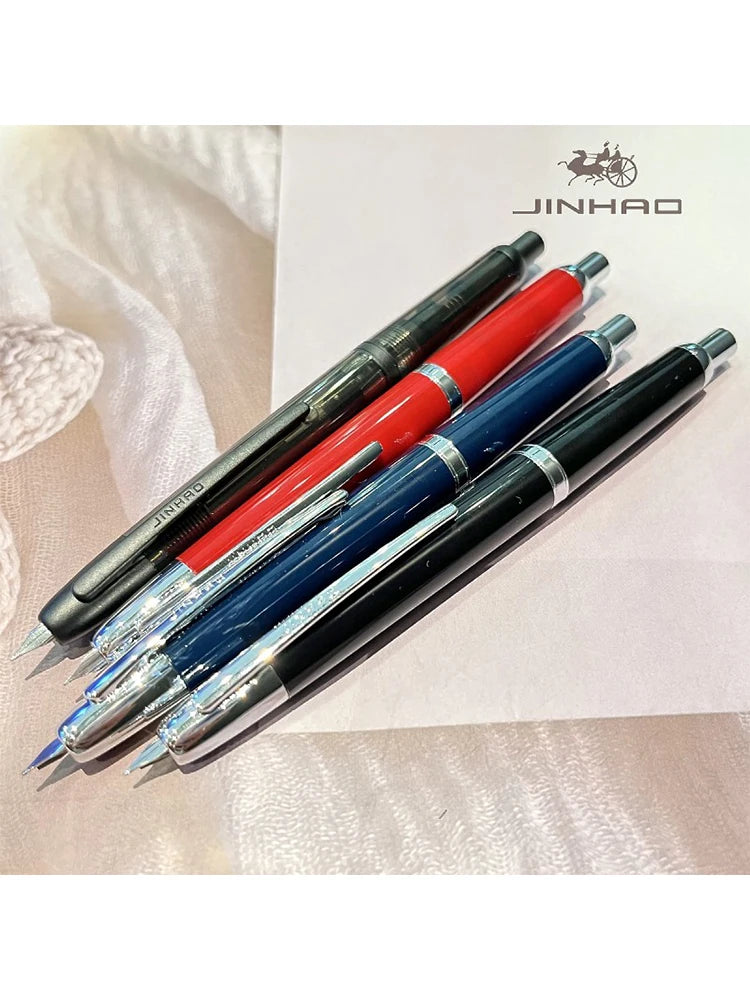 Retractable Fountain Pen with Converter