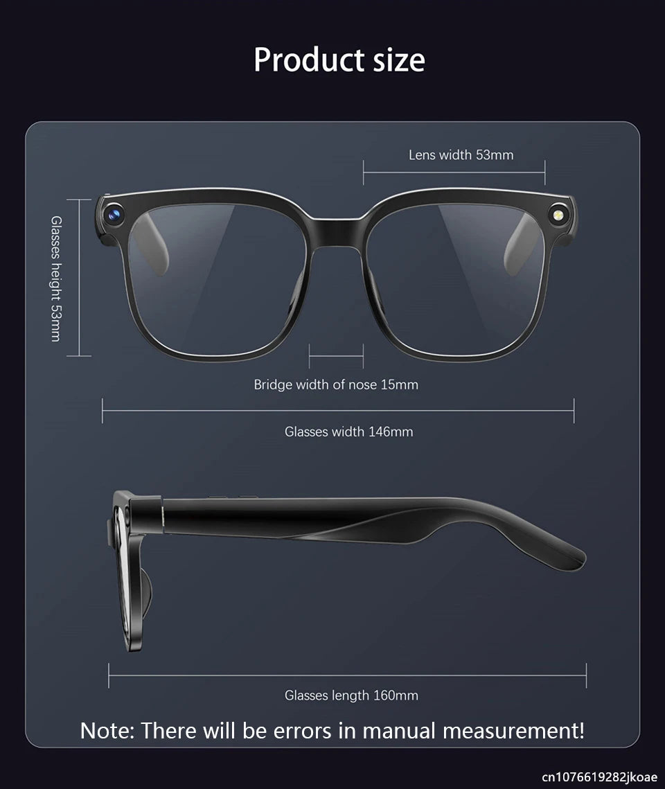 AI Camera Smart Glasses