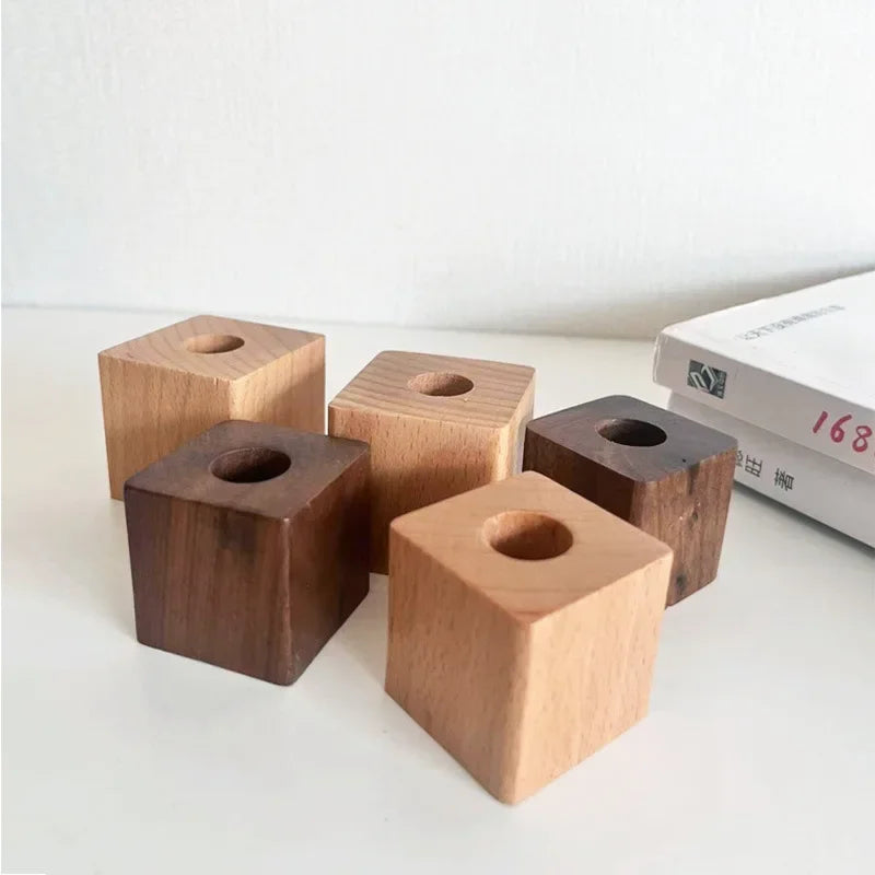 Solid Wood Pen Holder