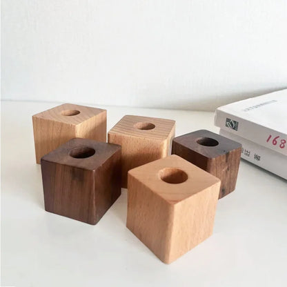 Solid Wood Pen Holder