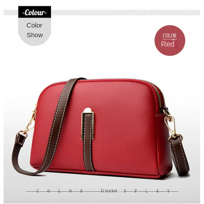 Women’s Genuine Cowhide Leather Crossbody Messenger Bag
