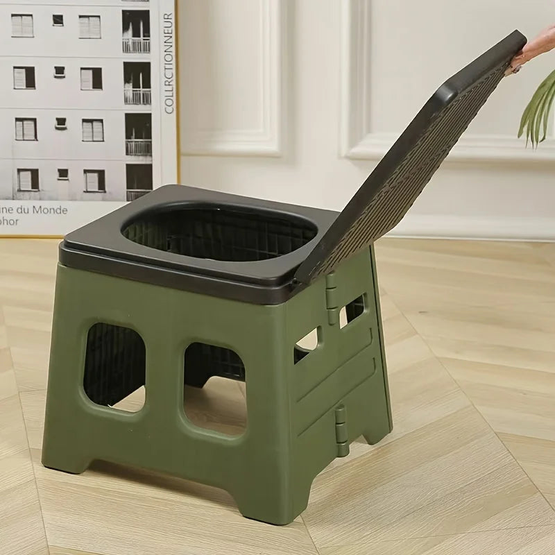 Portable Folding Camping Toilet Stool