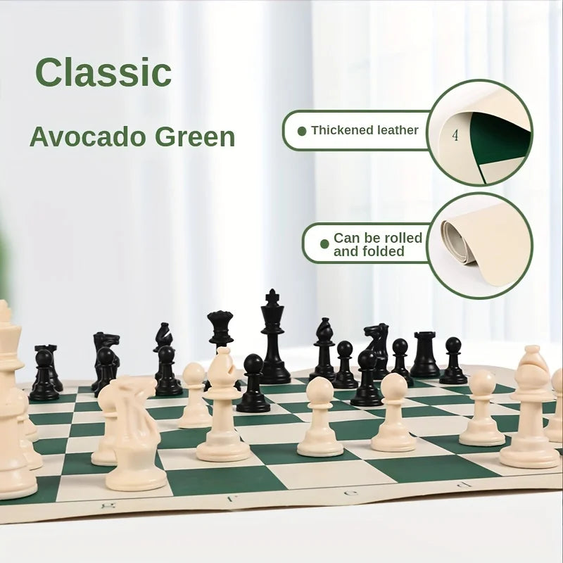 Tournament Chess Set with Mat