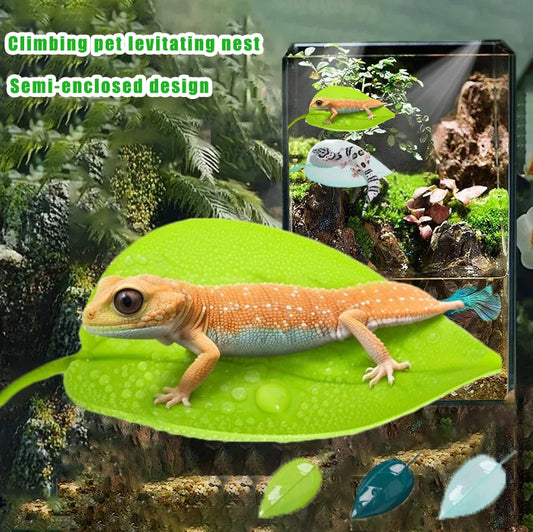 Reptile Leaf Hammock with Suction Cups