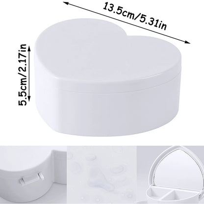 Hair Accessories Storage Box with Mirror