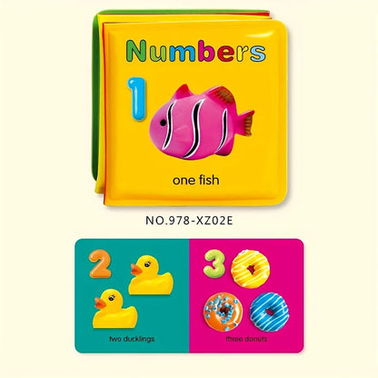 Baby Bath Book Waterproof English Toy