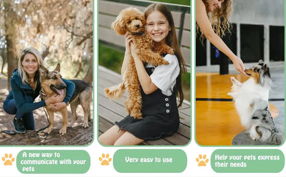 Recordable Pet Training Buttons