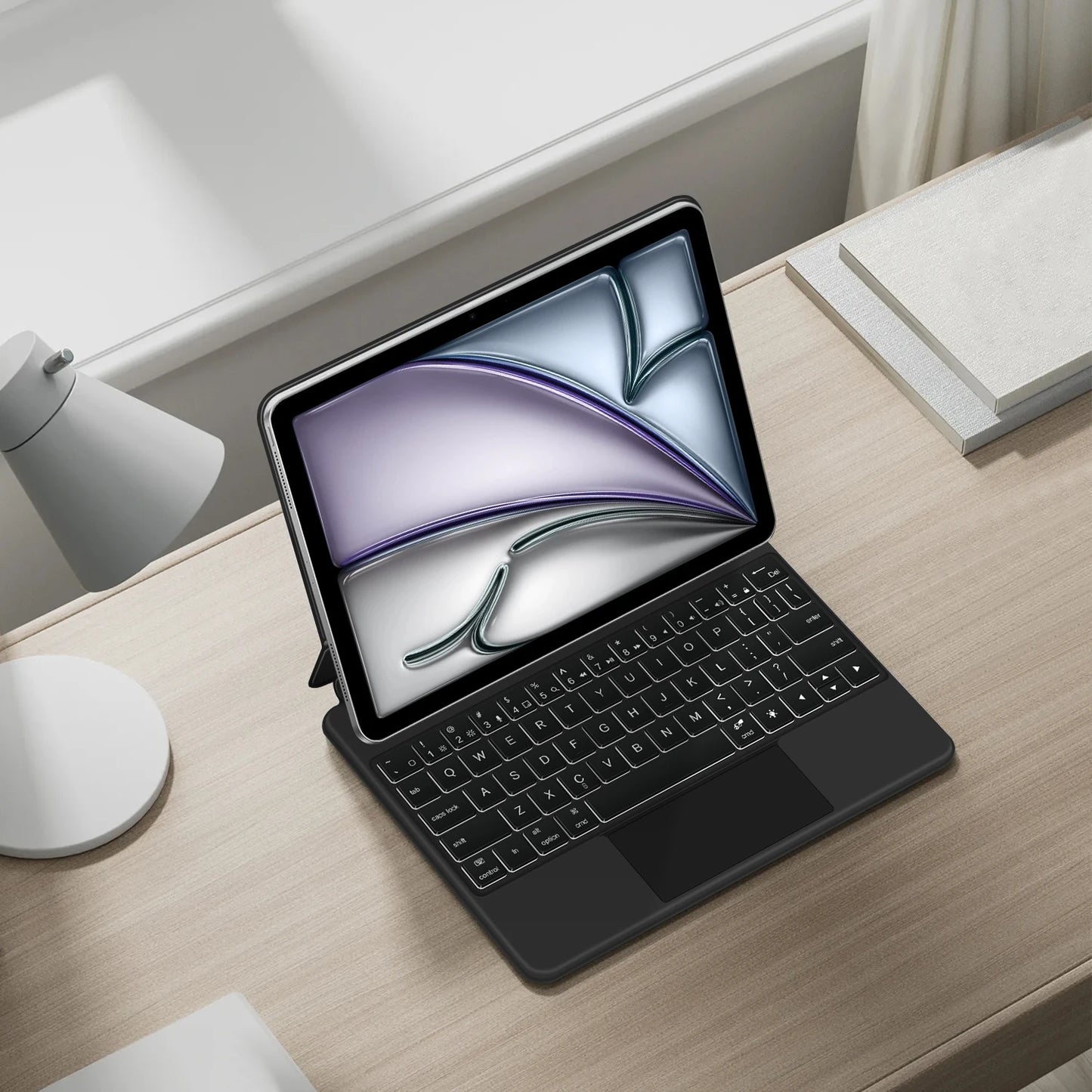 Backlit Keyboard Case with Trackpad for iPad Air & iPad Pro