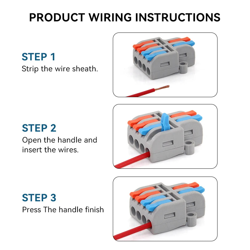 Mini Push-In Wire Connectors