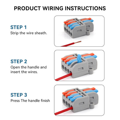Mini Push-In Wire Connectors