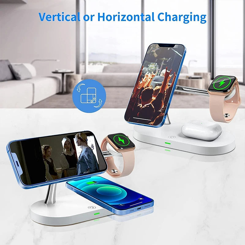 3-in-1 Magnetic Wireless Charging Station