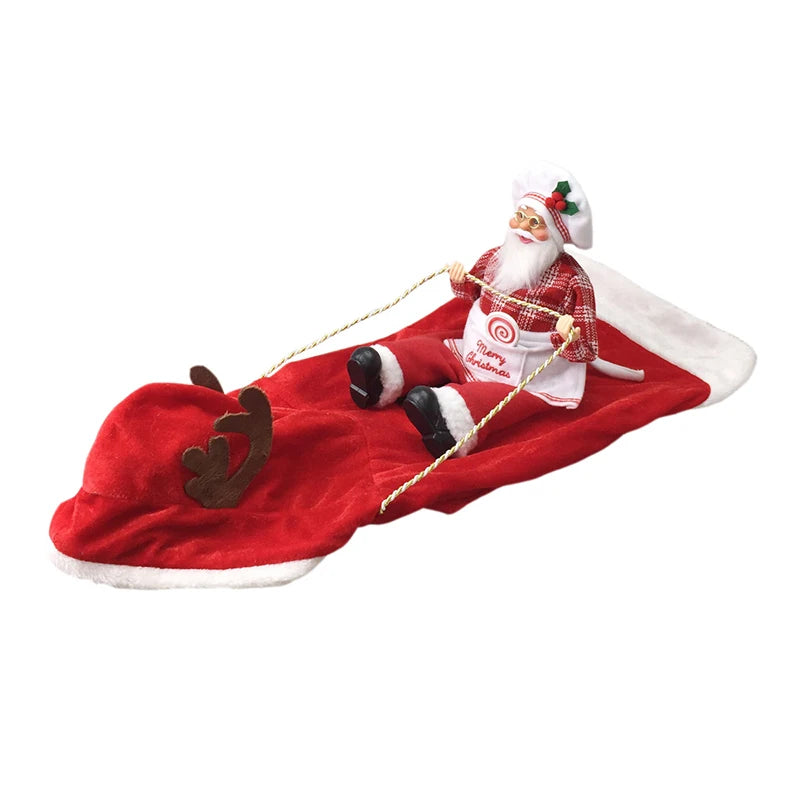 Santa Claus Riding Dog Christmas Costume