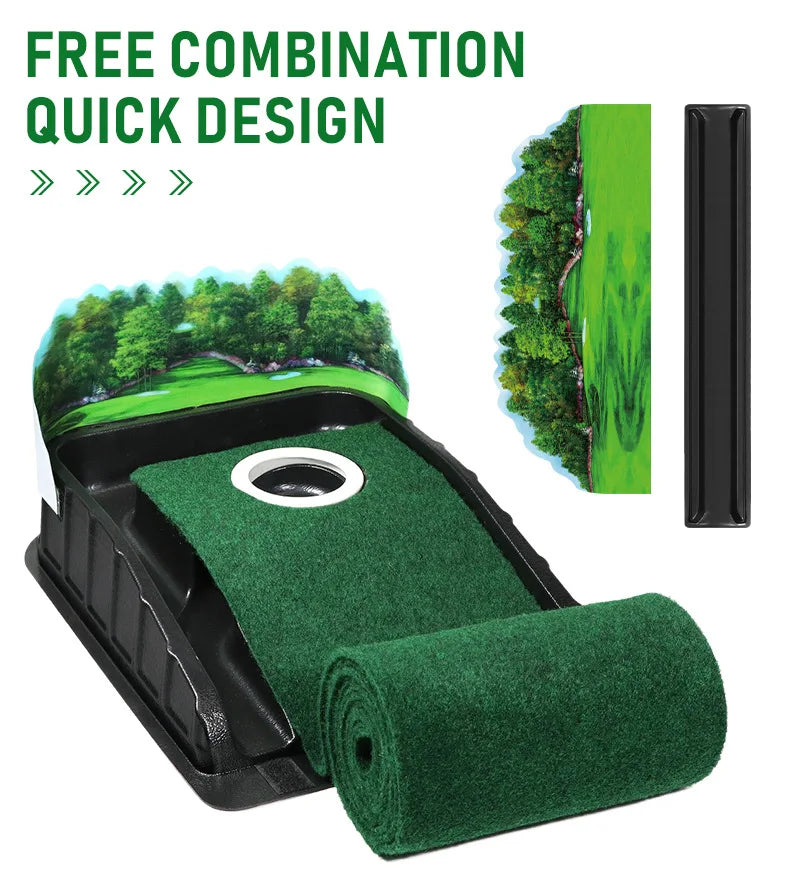 Portable Golf Putting Training Mat
