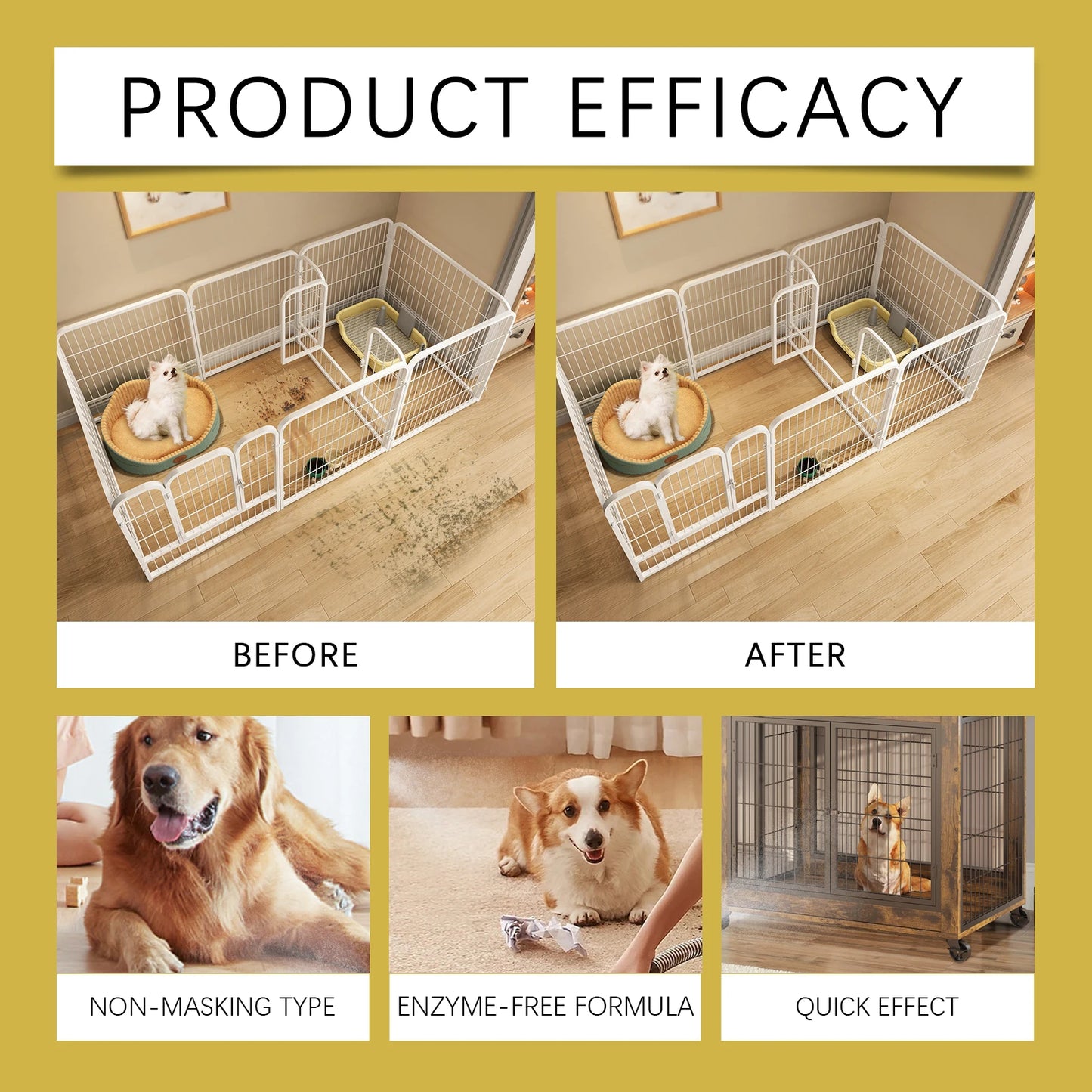 Pet Kennel Odor Eliminator Spray