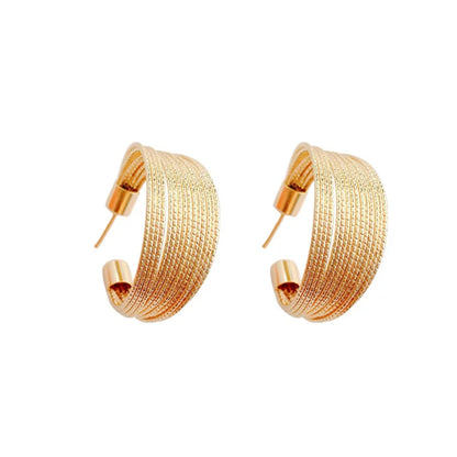 Retro Multilayer Stud Earrings for Women