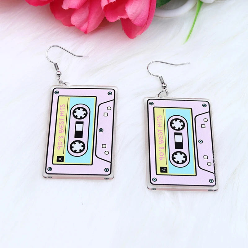 Vintage 90's Tape Earrings