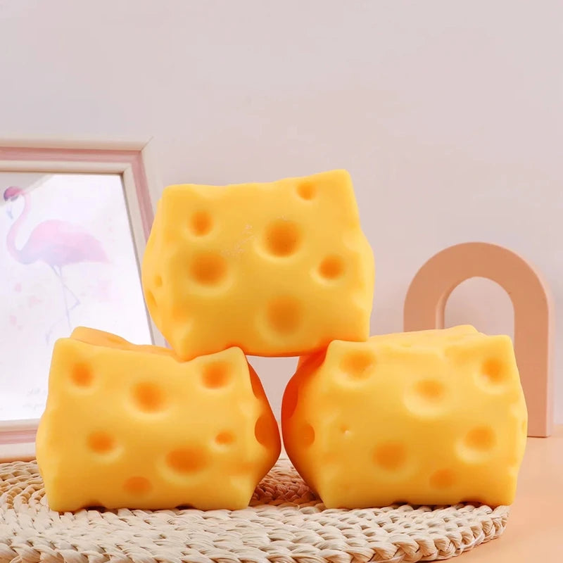 Giant Cheese Squeeze Toy