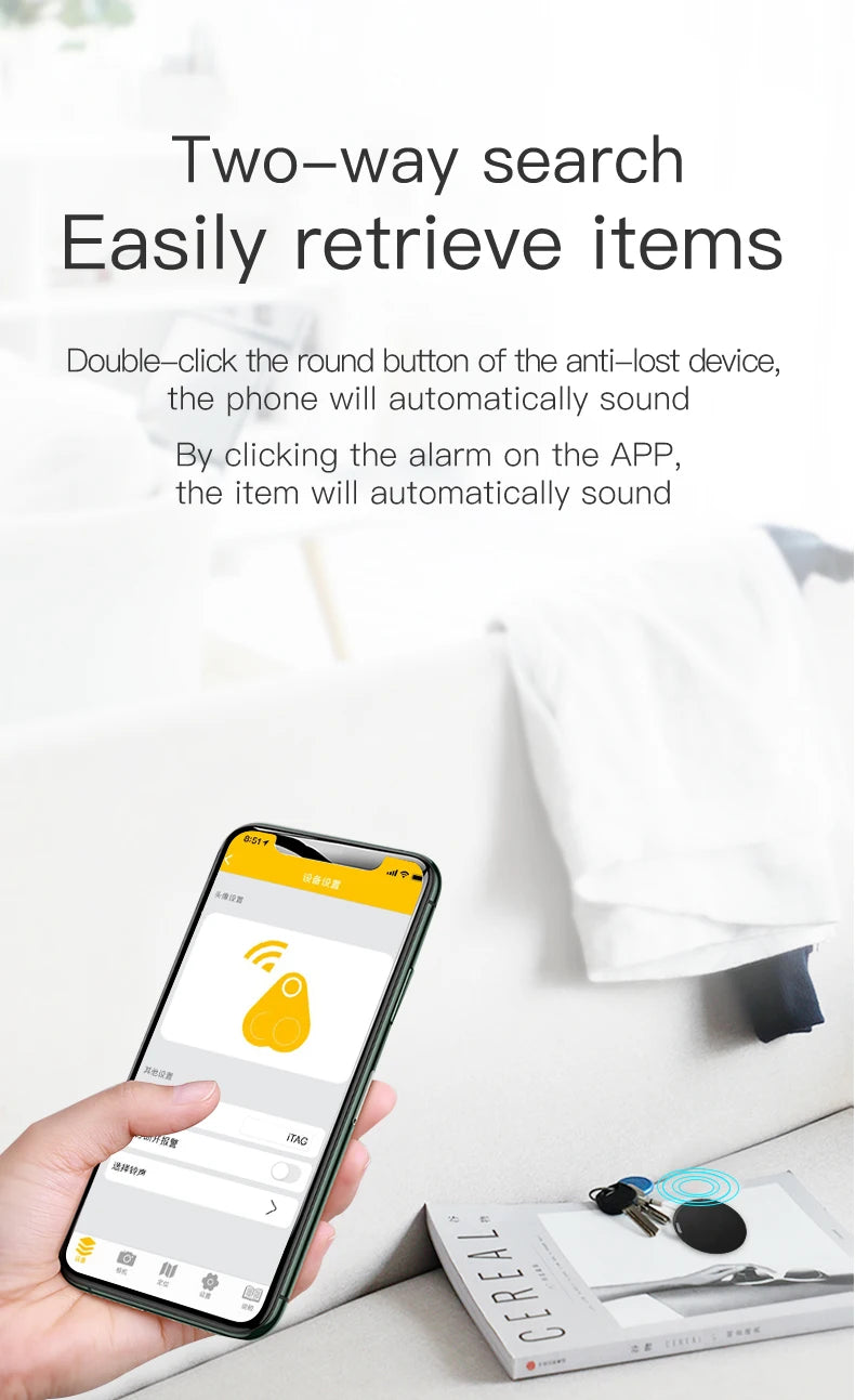 Bluetooth Smart Key Finder & Item Tracker