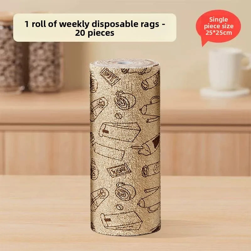 Disposable Kitchen Cleaning Towel Roll