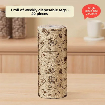 Disposable Kitchen Cleaning Towel Roll