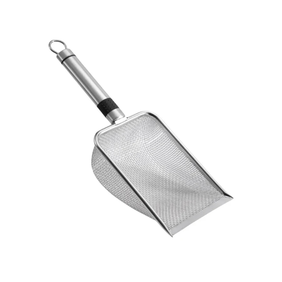 Stainless Steel Cat Litter Scoop with Ergonomic Handle