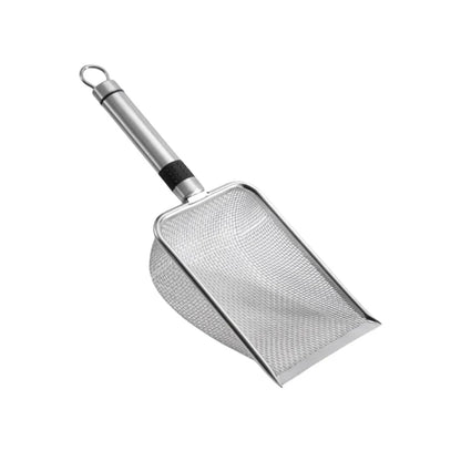 Stainless Steel Cat Litter Scoop with Ergonomic Handle