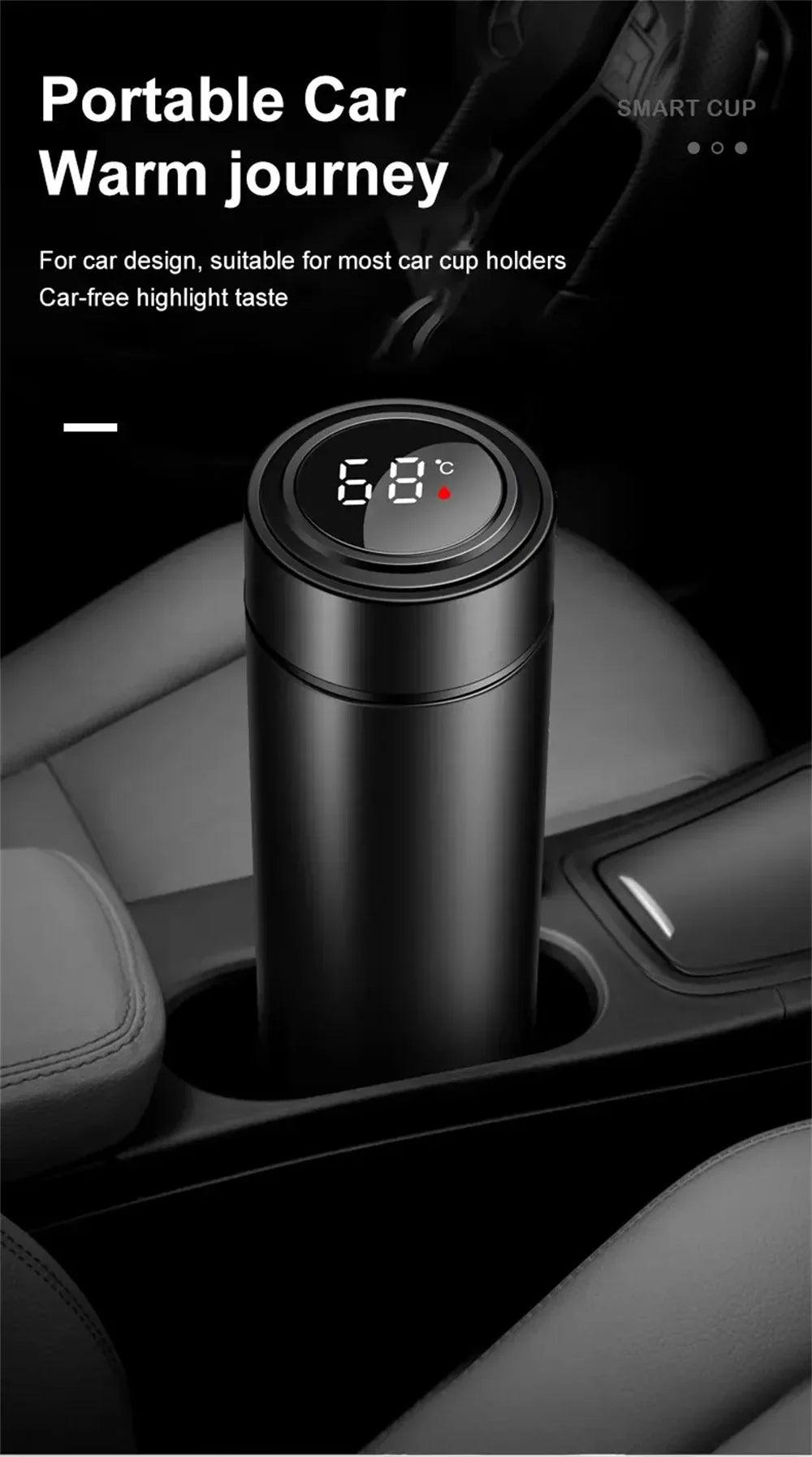 Smart Temperature Display Thermos Bottle