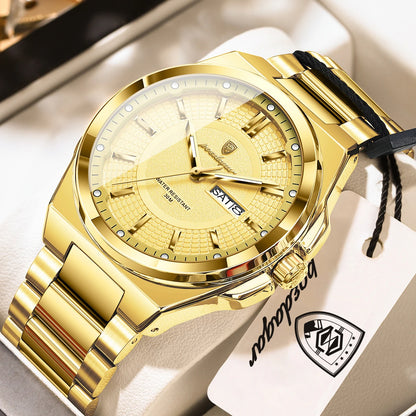 Men's Stainless Steel Quartz Business Watch