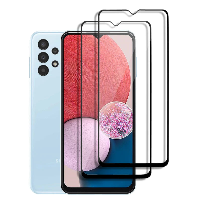 9H HD Tempered Glass Screen & Camera Lens Protector for Samsung Galaxy