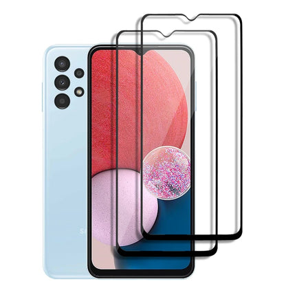 9H HD Tempered Glass Screen & Camera Lens Protector for Samsung Galaxy