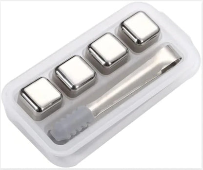 Reusable Stainless Steel Whiskey Stones Set
