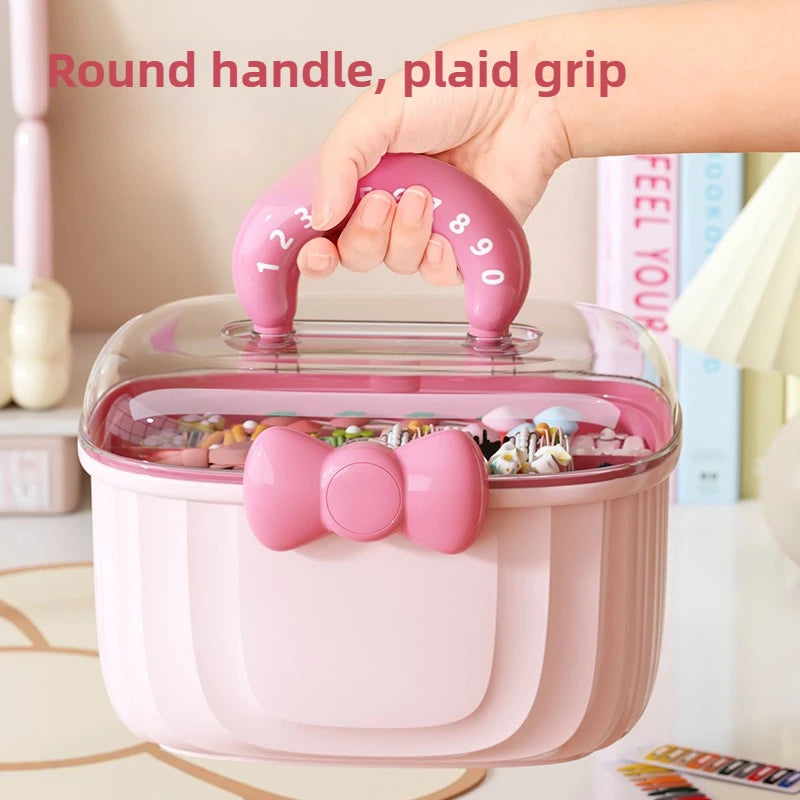 Cute Bow Hair Accessories Storage Box