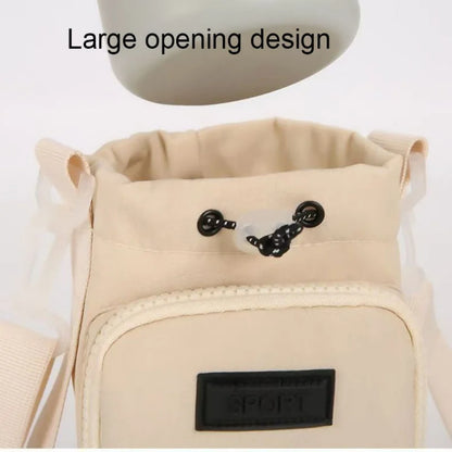 Portable Water Bottle Crossbody Carrier Bag