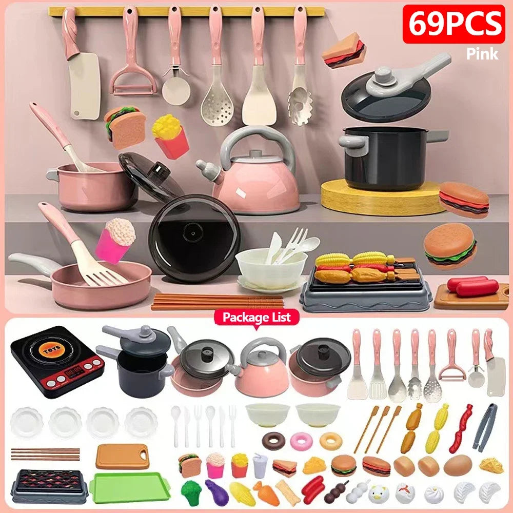 Kids Pretend Kitchen Set