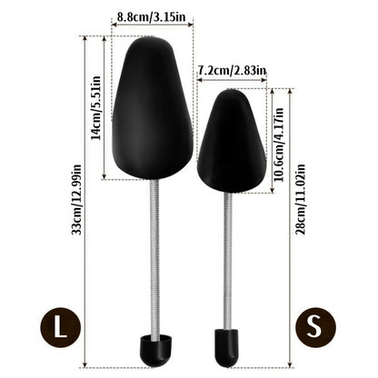 Adjustable Shoe Shapers for Wrinkle Prevention