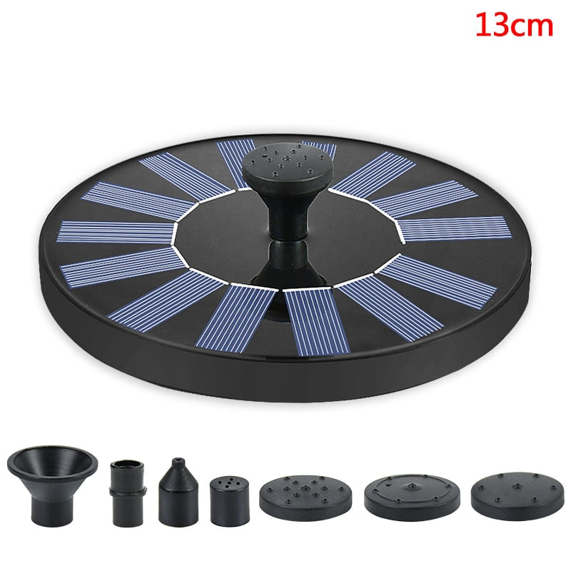 Mini Solar Water Fountain Pool Pond Waterfall