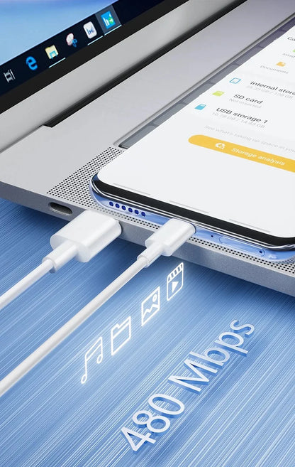 90W USB Fast Charger with Type-C Cable
