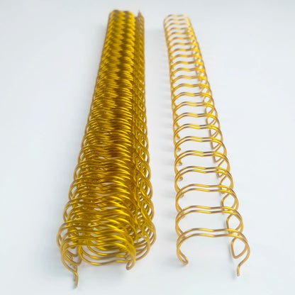 Gold Double Wire Binding Coils