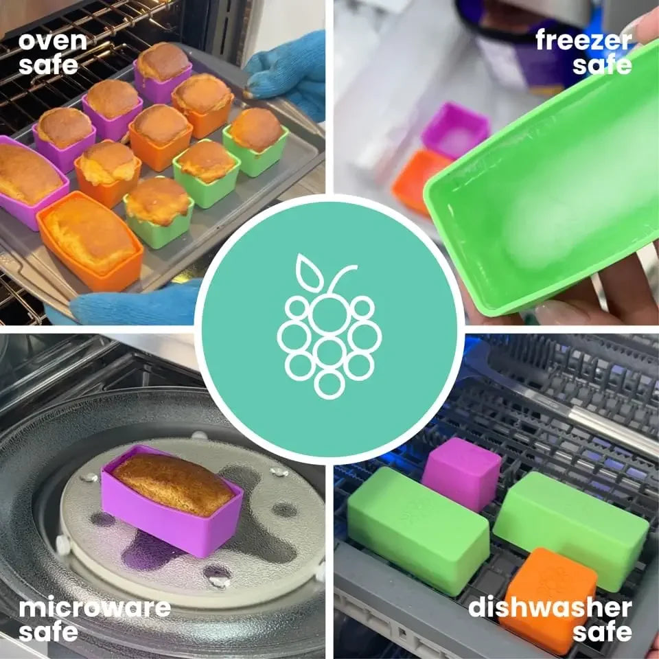 Reusable Silicone Lunch Box Food Dividers