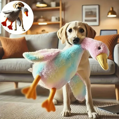 Soft Colorful Duck Plush Pet Toy