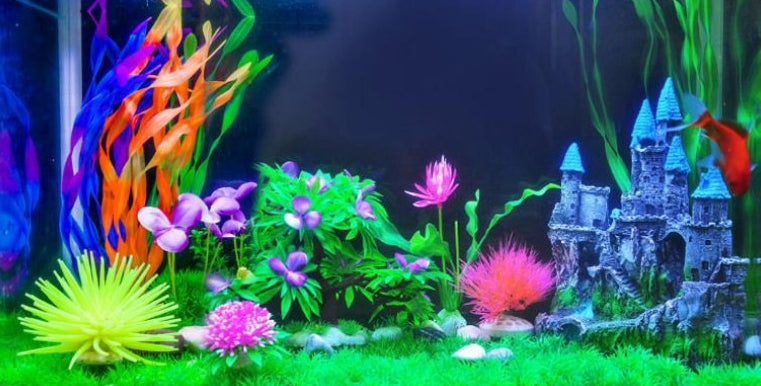 Artificial Aquarium Grass Mat for Fish Tank Decoration