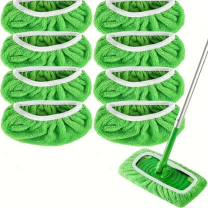 Reusable Microfiber Flat Mop Pad Set