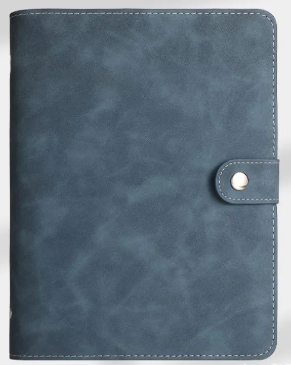 A7 PU Leather 6-Ring Binder Notebook Cover