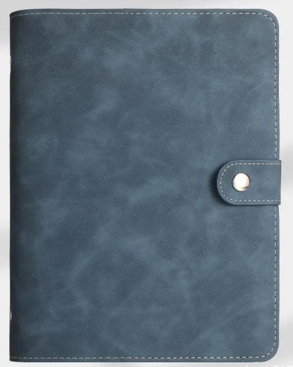 A7 PU Leather 6-Ring Binder Notebook Cover