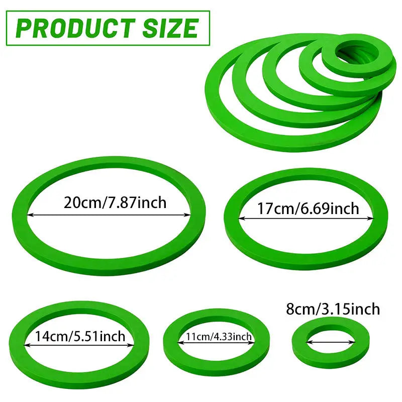 Aquarium Floating Plant & Feeding Ring Set