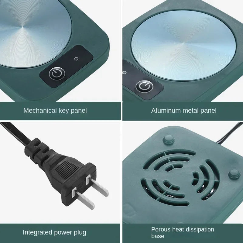 55°C Smart Cup Warmer with Metal Heating Plate