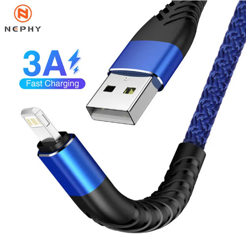 USB-A to Lightning Braided Fast Charging Cable