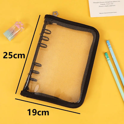 Transparent A5 Ring Binder Organizer